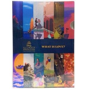 Disney Japan Heroine Princess Folder Snow White Cinderella Mulan Mermaid Belle